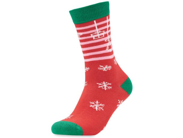 Par de calcetines de Navidad M Joyful M Verde detalle 12