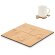 Set de posavasos diseño puzle de madera