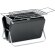 Barbacoa plegable acero inoxidable negro maletín