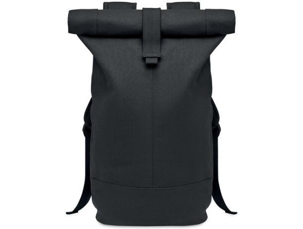 Mochila deporte rolltop rpet-pu Zurich Roll Negro detalle 2