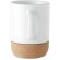 Tazas de cerámica con base de corcho tamaño grande 300 ml Blanco detalle 2