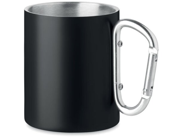 Taza térmica Trumba acero inoxidable doble pared mosquetón 300ml detalle 6
