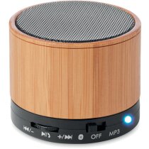 Altavoz Bambú Red. Bluetooth personalizado