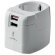 Adaptador y cargador de 3 polos UE y seguro niños Pro Light Blanco detalle 2