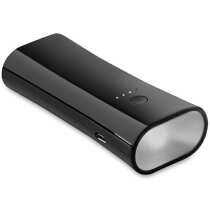 Batería externa con linterna de 4000 mah barata negra Batería externa con linterna de 4000 mah barata negra