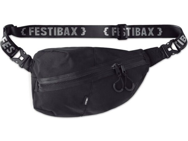 Riñonera Festibax® Premium Negro detalle 6