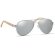 Gafas de sol personalizadas con uv400 bambu Honiara Plateado brillante detalle 15