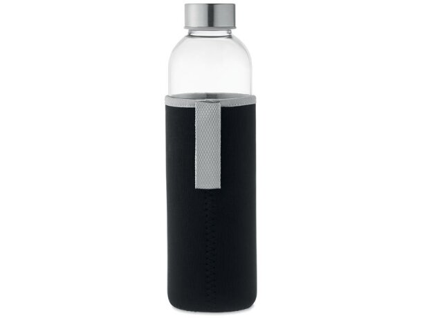 Botella de cristal 750ml Utah Large Negro detalle 1