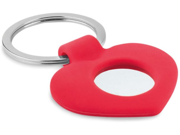 Llavero De Silicona Con Token Rojo detalle 2