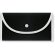 Bolsa plegable con forma de sobre Negro