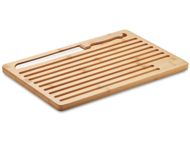 Tabla de cortar personalizada tradicional Lembaga con cuchillo Madera detalle 2