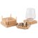 Set de posavasos de 4 piezas Madera detalle 2