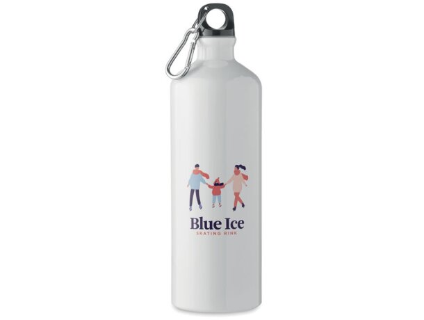 Botella de aluminio 1L Moss Large Blanco detalle 8