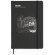 Cuaderno barato tamaño A6 con hojas rayadas negro travel experiences