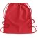 Mochila saco personalizada algodón orgánico Yuki Colour Rojo detalle 7