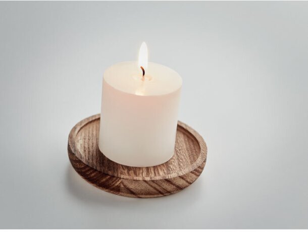 Porta velas madera Pentas Madera detalle 4