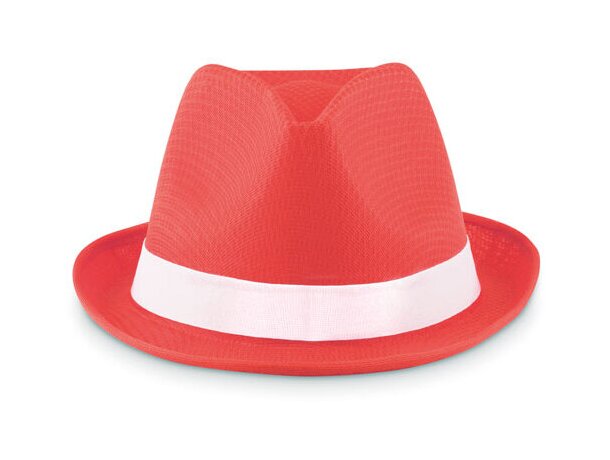 Sombrero De Paja De Color Rojo detalle 2