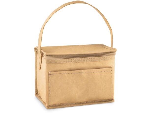 Bolsa nevera kraft 6 latas Papercool grabado