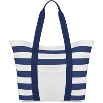 Bolsa de playa con rayas azul Bolsa de playa con rayas azul