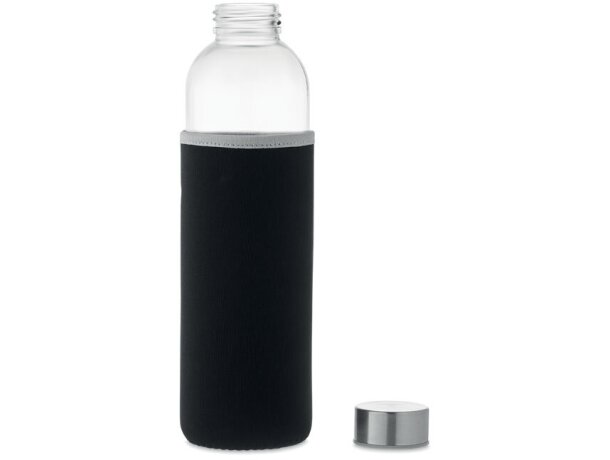 Botella de cristal 750ml Utah Large Negro detalle 4