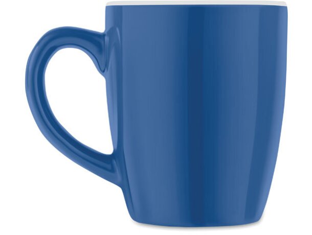 Tazas personalizadas de color de cerámica Colour Trent Azul real detalle 7