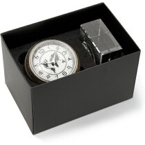 Reloj de sobre con base de cristal personalizado Reloj de sobre con base de cristal personalizado