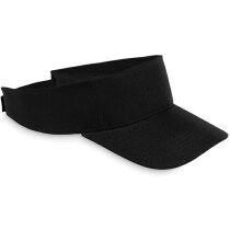 Visera de poliester para hacer ejercicio negra Visera de poliester para hacer ejercicio negra