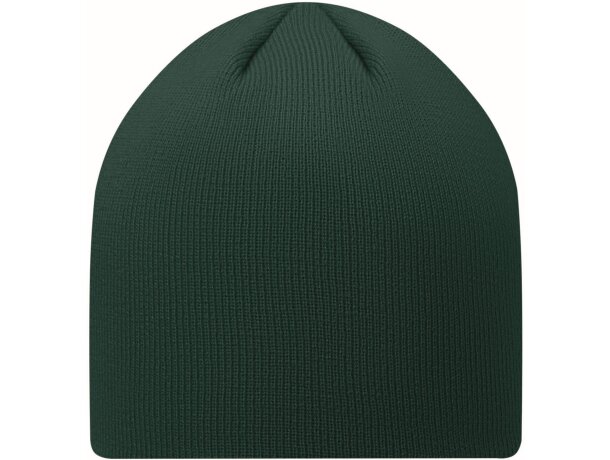 Gorro de doble capa y 6 costuras verde barata