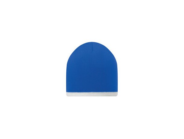 Gorro de doble capa con adorno de color personalizada