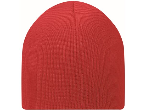 Gorro de doble capa rojo personalizada