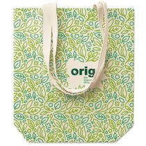 Bolsas de algodón personalizadas con asas largas y medidas exactas