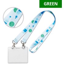 Bulicun cinta portaidentificación con logo PET reciclado 90 cm