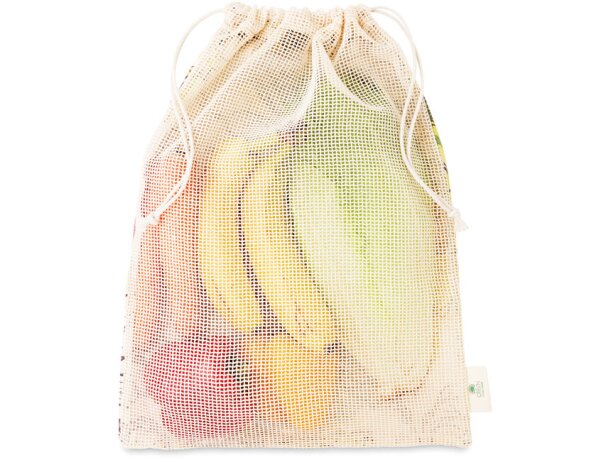 Bolsa de red para alimentos multicolour personalizado