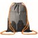 Bolsa de seguridad con cordón reflectante naranja fluorescente