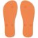 Chanclas de playa de una sola capa naranja personalizado