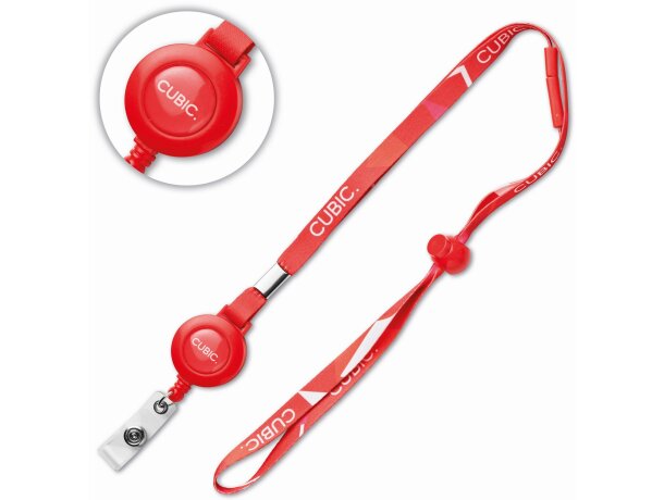 Lanyard sublimación con doming