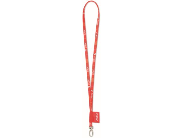 Lanyard personalizado tubular a todo color