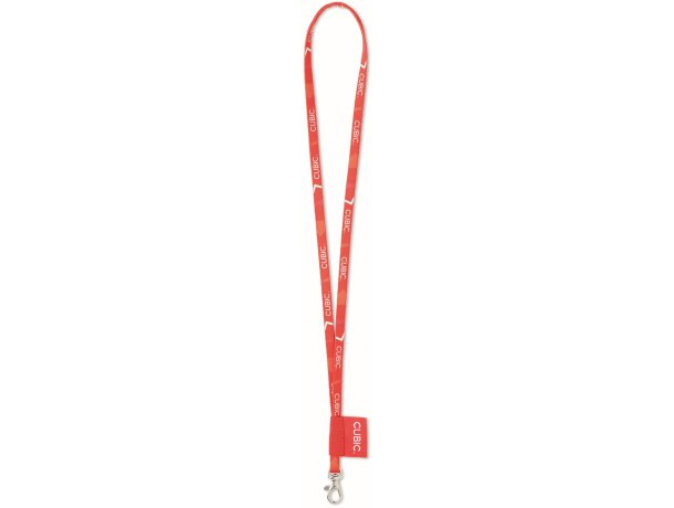 Lanyard tubular a todo color personalizado