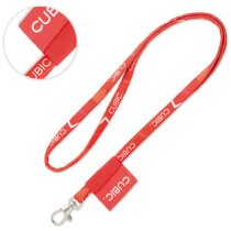 Lanyard tubular a todo color personalizada