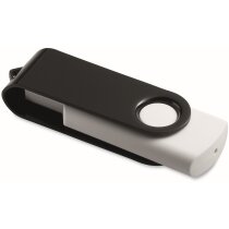 Pendrive giratorio 32GB blanco con impresión láser