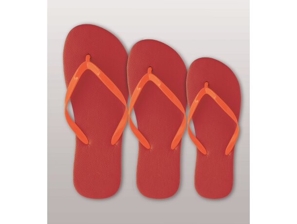 Chanclas de playa de una sola capa personalizado