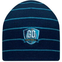 Gorro de doble capa con rayas de colores