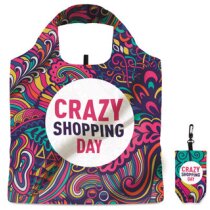 Bolsas baratas personalizadas plegables con asas dobles y mosquetón 210D