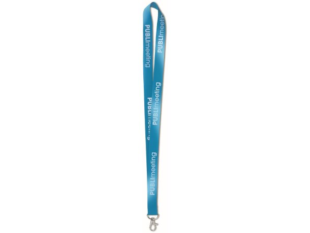 Lanyard sublimación. azul royal barato