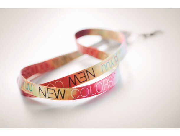 Lanyard y cable cargador 2 en 1 multicolour