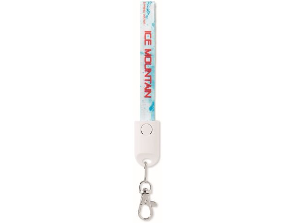 Lanyard y cable cargador 2 en 1 multicolour economica