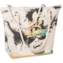 Bolsa de playa de canvas personalizada