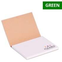 Notas adhesivas personalizadas papel reciclado con tapa blanda