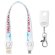 Lanyard y cable cargador 2 en 1 multicolour