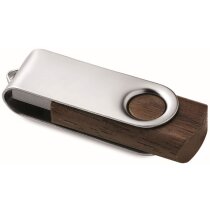 Pendrive Tyumen giratorio madera para empresa